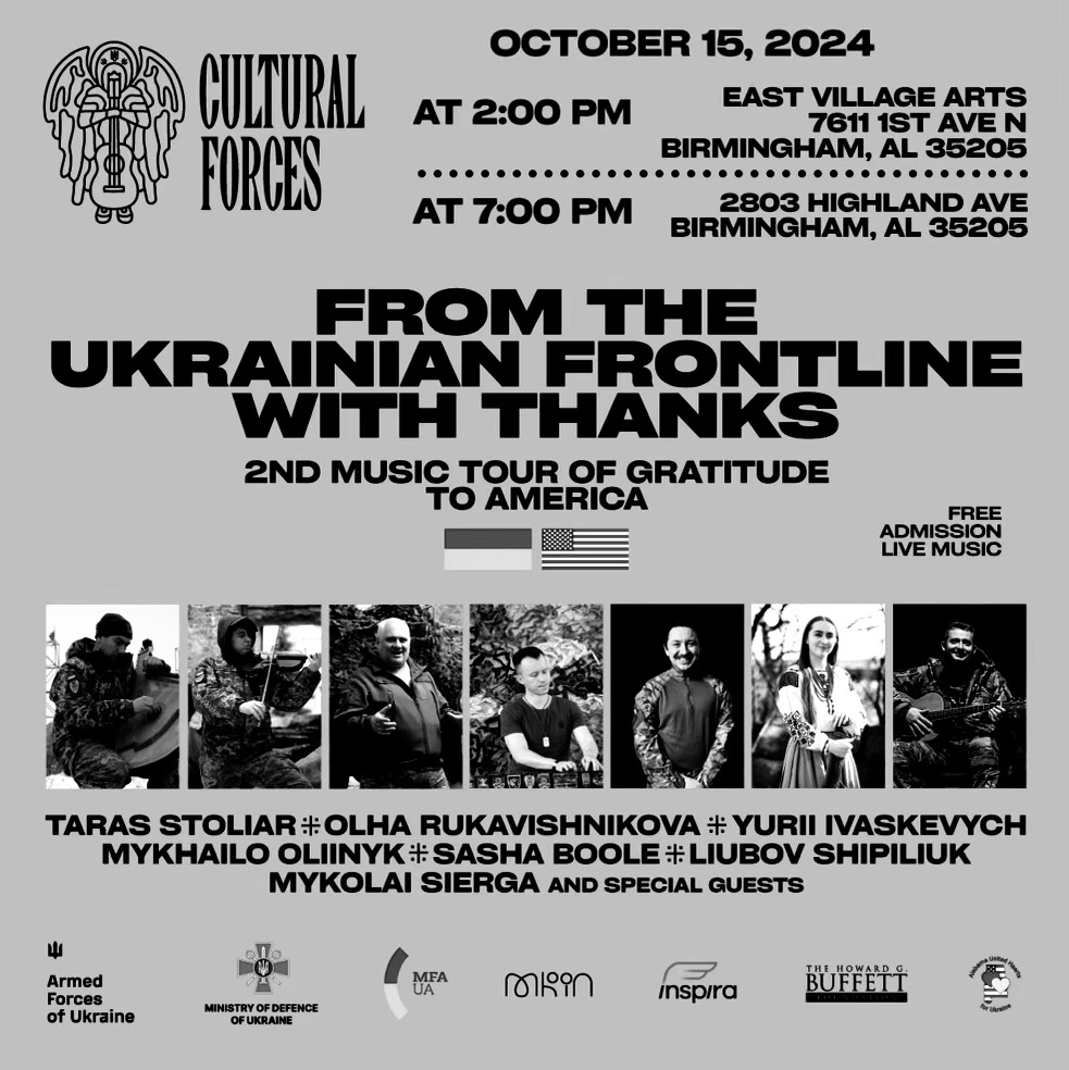 Cultural Forces: Ukrainian Frontline Musicians Bring a Message of Freedom to Birmingham