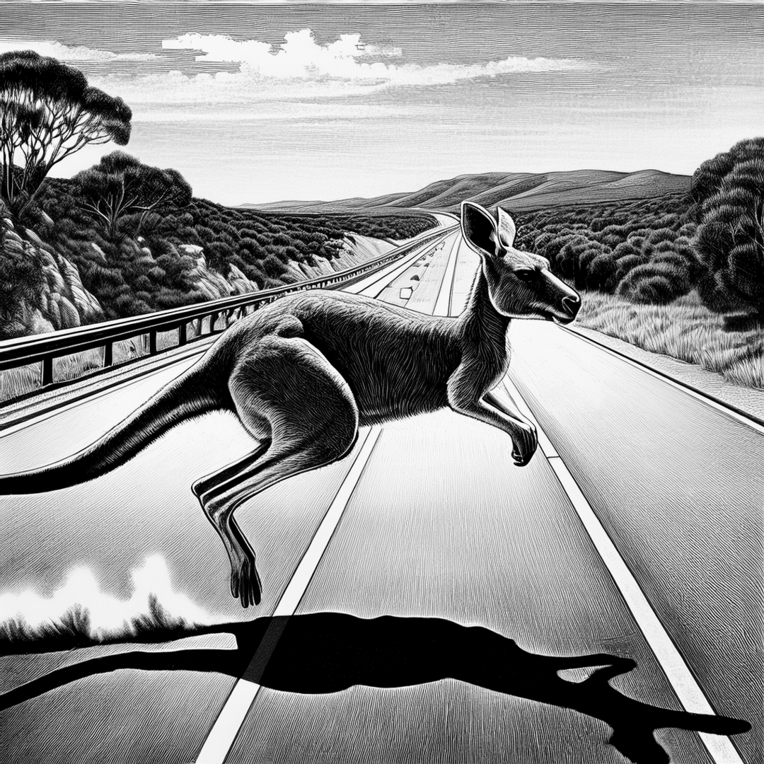 Runaway Kangaroo Halts Traffic, Causes Crash on Alabama Interstate